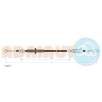 Тросик стояночного тормоза ADRIAUTO 11.0207.1