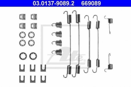 Комплект монтажних колодок ATE 03.0137-9089.2