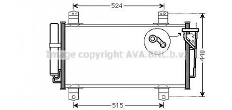 Радіатор кондиціонера AVA AVA COOLING MZA5231D