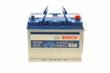 Аккумулятор S4 EFB 12В/72Ач/760А (R+) (260,7х175х218,5) BOSCH 0 092 S4E 410