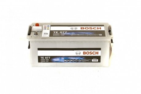 Акумулятор 12В/190Аг/1050А/46,99кг BOSCH 0 092 TE0 777 (фото 1)