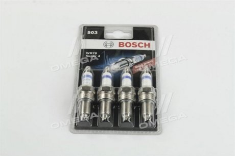 Свеча зажигания Super 4 WR78 (к-т 4шт.) BOSCH 0 242 232 803