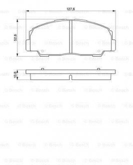 Колодки тормозные BOSCH 0 986 424 297