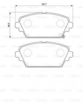 Гальмівні колодки дискові BOSCH 0 986 424 663 (фото 1)