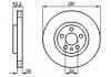 Гальмівний диск CITROEN/FIAT/LANCIA/PEUGEOT Evasion/Jumpy/Scudo/806/Expert \'\'F BOSCH 0986478812 (фото 2)