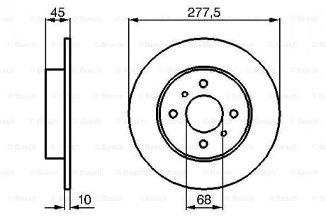 Автозапчасть BOSCH 0986479105