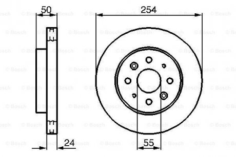 Тормозной диск BOSCH 0986479231