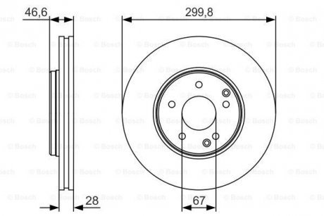 Диск тормозной BOSCH 0 986 479 R79