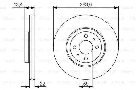 Тормозной диск BOSCH 0986479S01