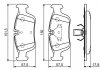 Колодки гальмівні дискові BOSCH 0 986 494 015 (фото 2)