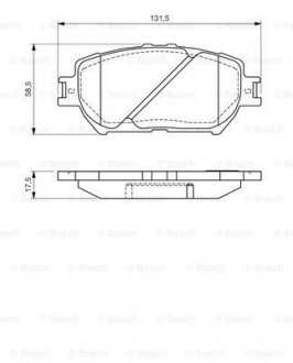 Тормозные колодки BOSCH 0 986 494 363