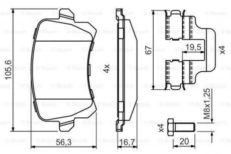 Автозапчасть BOSCH 0986494731