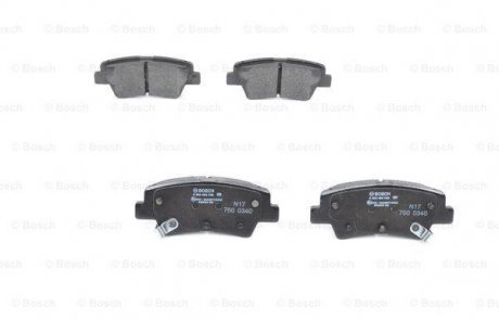 Гальмівні колодки дискові HYUNDAI/KIA/SSANGYONG i30/Ceed/Optima/Korando \'\'R \'\'10>> BOSCH 0 986 494 768