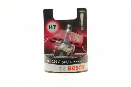 Автолампа H7 12V 55W Gigalight Plus 150% BOSCH 1 987 301 137