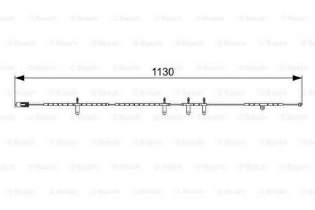 Датчик износа тормозных колодок BOSCH 1 987 473 016