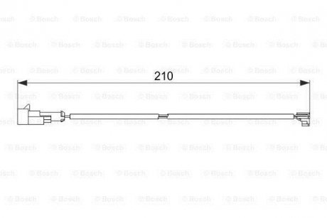 Датчик износа тормозных колодок BOSCH 1987474520