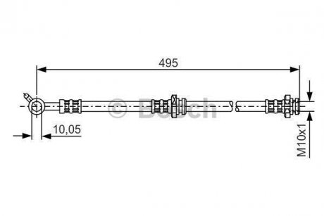 Шланг тормозной BOSCH 1 987 476 399