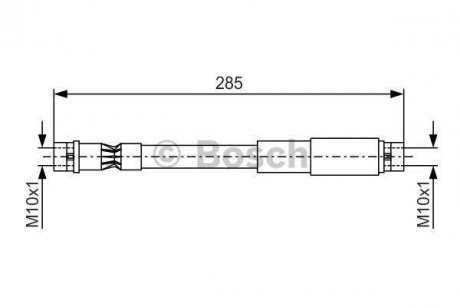 Шланг гальмівний BOSCH 1 987 476 406