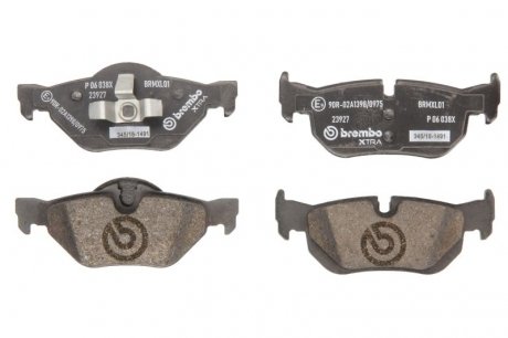 Тормозные колодки BREMBO P06 038X