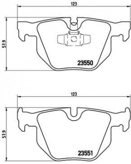 Тормозные колодки BREMBO P06 039