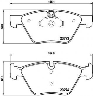 Колодки тормозные BREMBO P06 057