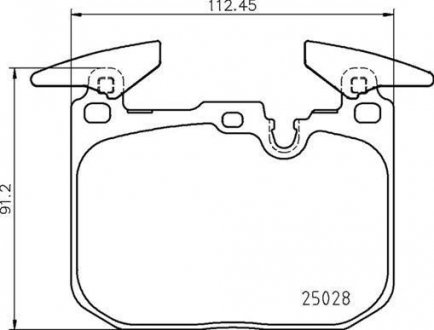 Гальмівні колодки дискові BREMBO P06 098