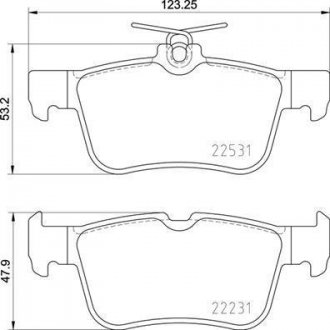 Тормозные колодки BREMBO P24 175