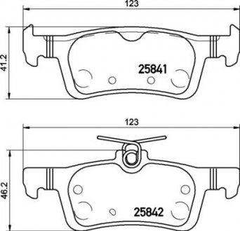 Тормозные колодки BREMBO P24 204