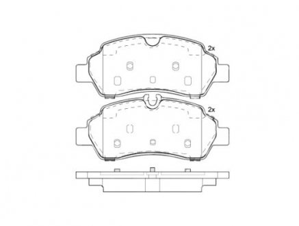 Тормозные колодки BREMBO P24 209