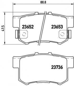 Тормозные колодки BREMBO P28 039