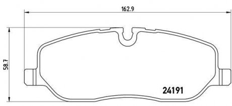 Тормозные колодки BREMBO P44 014