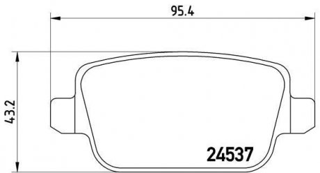 Тормозные колодки BREMBO P44016 (фото 1)