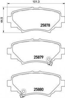 Гальмівні колодки дискові BREMBO P49 049