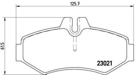 Гальмівні колодки дискові BREMBO P50020