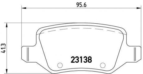 Тормозные колодки дисковые BREMBO P50 058