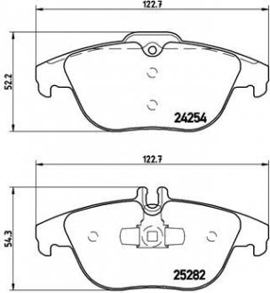 Гальмівні колодки дискові BREMBO P50 104