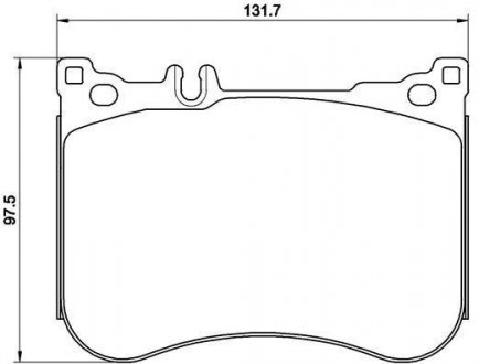 Тормозные колодки BREMBO P50 114