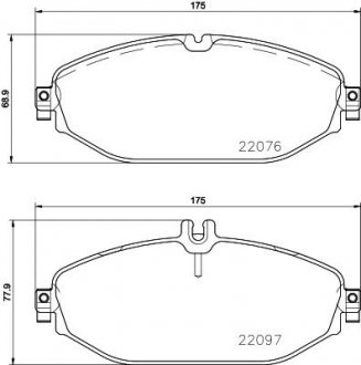 Гальмівні колодки дискові BREMBO P50 124 (фото 1)