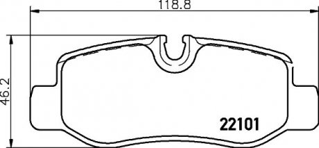 Гальмівні колодки дискові BREMBO P 50 126