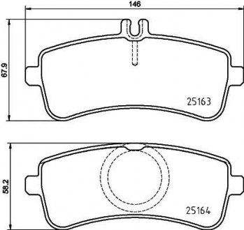 ГАЛЬМІВНІ КОЛОДКИ BREMBO P50132