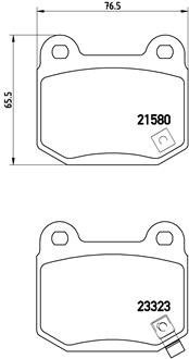 Тормозные колодки BREMBO P56 048