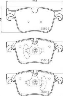 Тормозные колодки BREMBO P61 127