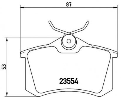 Тормозные колодки BREMBO P68 024