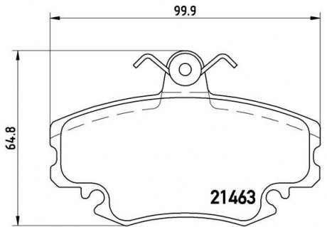 Тормозные колодки BREMBO P68 038