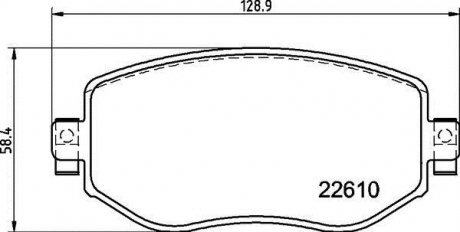 Гальмівні колодки дискові BREMBO P68 068