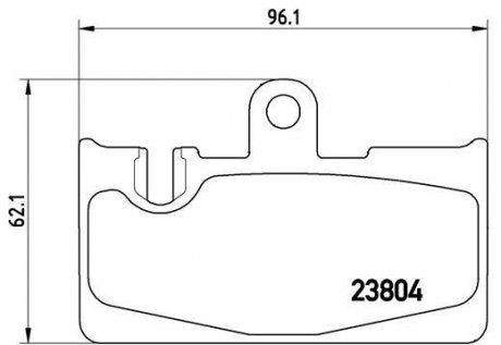 Гальмівні колодки дискові BREMBO P83 059