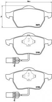 Тормозные колодки BREMBO P85 037