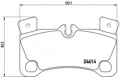 Тормозные колодки дисковые BREMBO P85 103