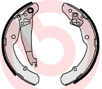 Тормозные колодки барабанные BREMBO S85516