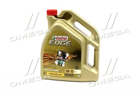 Масло ДВС 5W-30 EDGE LL ACEA C3, VW 504 00/507 00, 5л, синт. CASTROL 15669E (фото 1)